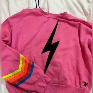 Aviator nation bolt chevron crewneck